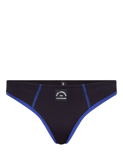 Sporty Logo bikini bottoms - Black