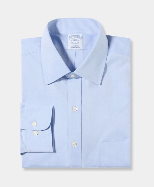 Regular Fit Non-iron Oxford Pinpoint Shirt With Ainsley Collar