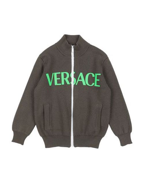 Kid Boy Cardigan Military green Size 10 Virgin Wool