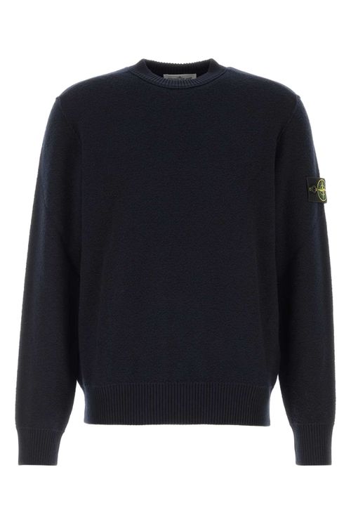 Neck Sweater — Navy