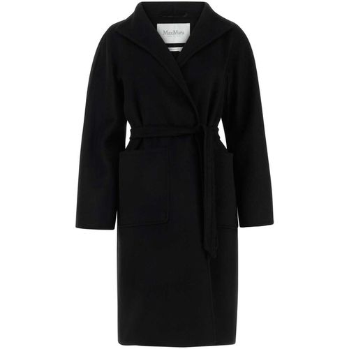 Max Mara Black Cashmere Lilia Coat