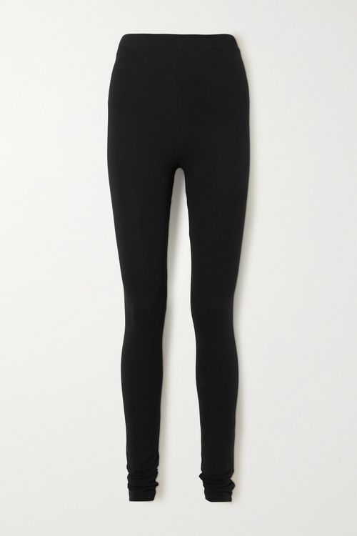 Cork Stretch-jersey Leggings