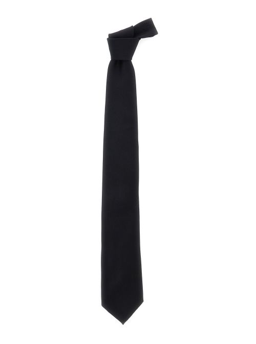 Cravatta Black Silk Papillon And Ties - Men