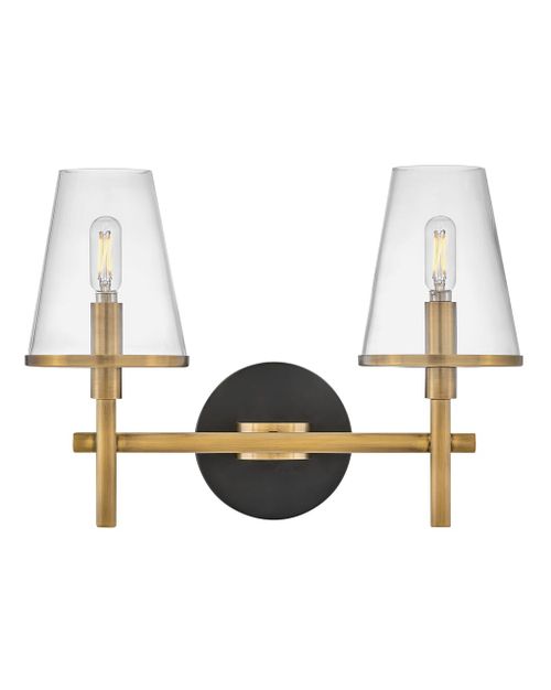 Heritage Brass LED Vanity from the Marten Collection