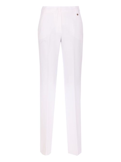 LIU JO logo-charm trousers - White
