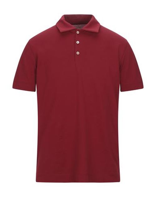 Man Polo shirt Brick Size M Cotton, Elastane