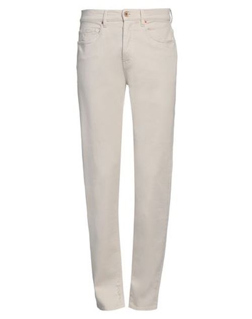 Pence Man Jeans Cream Size 30 Cotton, Elastane