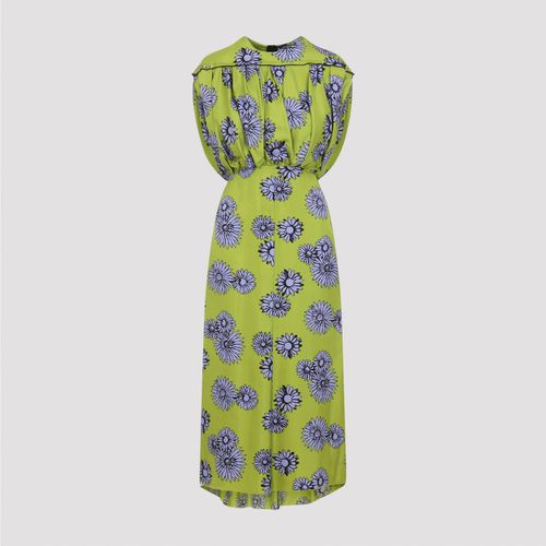 Printed Draped Top Dress
