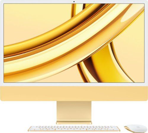 "iMac 24"" All-in-One - M3 chip - 8GB Memory - 256GB (Latest Model) - Yellow"