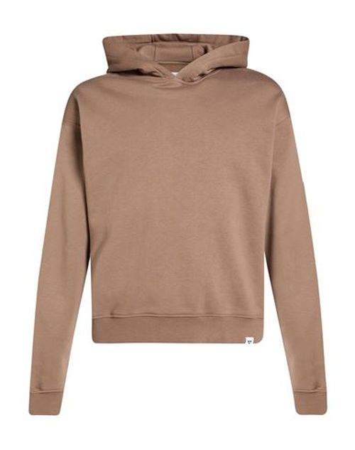 Man Sweatshirt Taupe Size S Cotton, PES