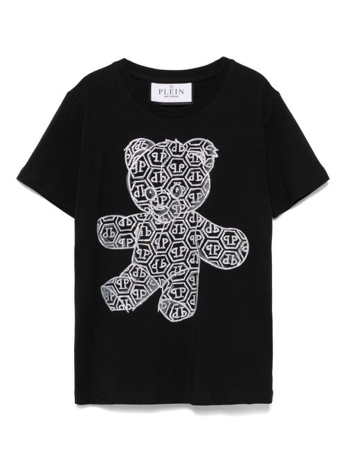 Teddy bear crew-neck T-shirt - Black