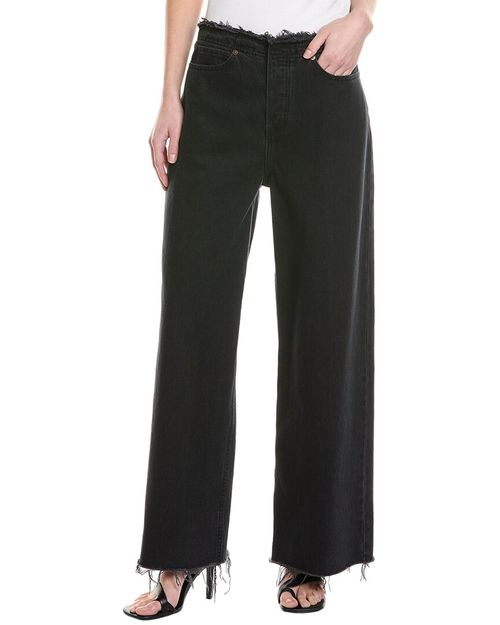Frame Denim Le Low Inkwell Baggy Wide Leg Jean