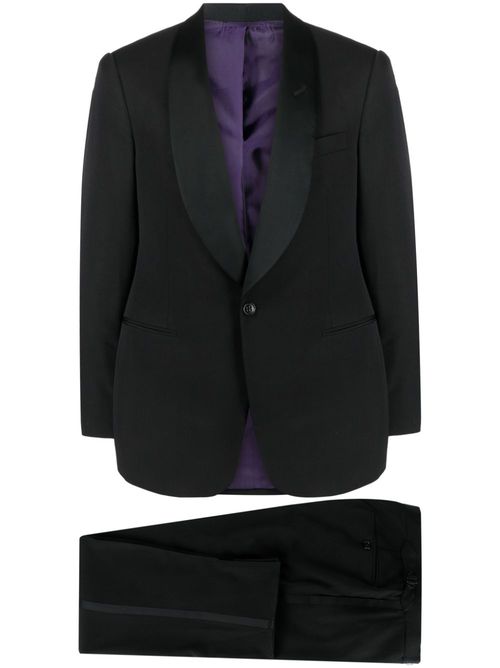 Single-breast tuxedo suit - Black