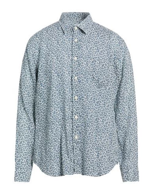 Man Shirt Blue Size XXL Linen