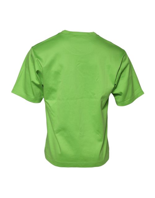 Cotton Crew Neck T-Shirt — Green