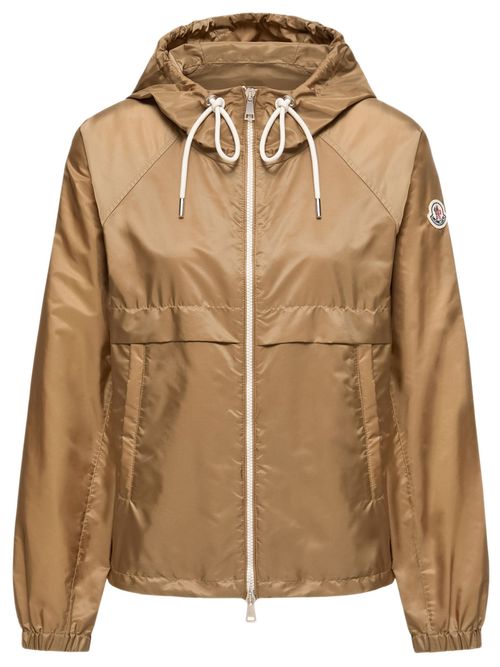 Mini Water-Resistant Jacket with Adjustable Hood - Size 0