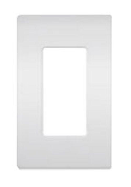 White 1 - Gang Claro & Satin Colors Wallplate