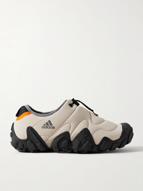 Radlander Moc Rubber And Scuba-trimmed Ripstop Sneakers - Neutrals