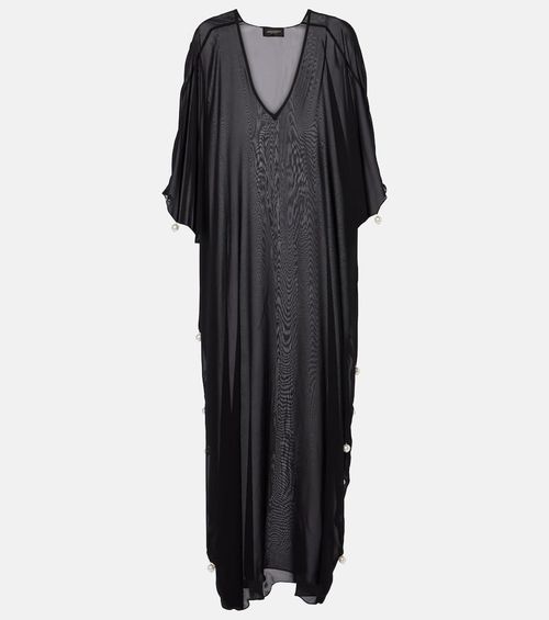 embellished beach dress Anastasia Pearl Embellished Maxi Dress - M Size - Women's Dresses main image 0