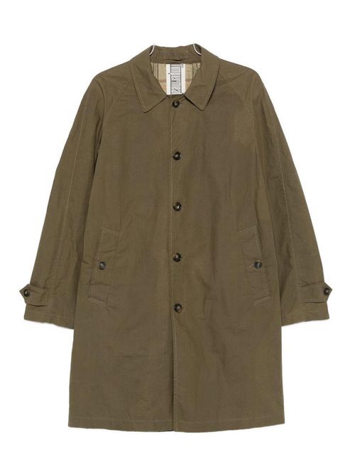 Brown new dean wax coat waterproof trench