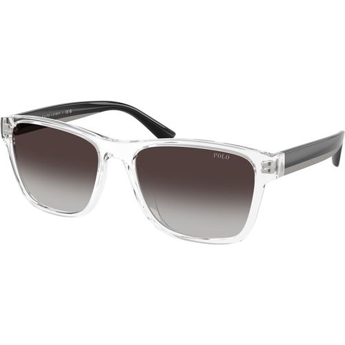 Polo Ralph Lauren Man Polo Ralph Lauren PH4229U 58698G Sunglasses Injected Transparent Grey Squared Normal Nuanced
