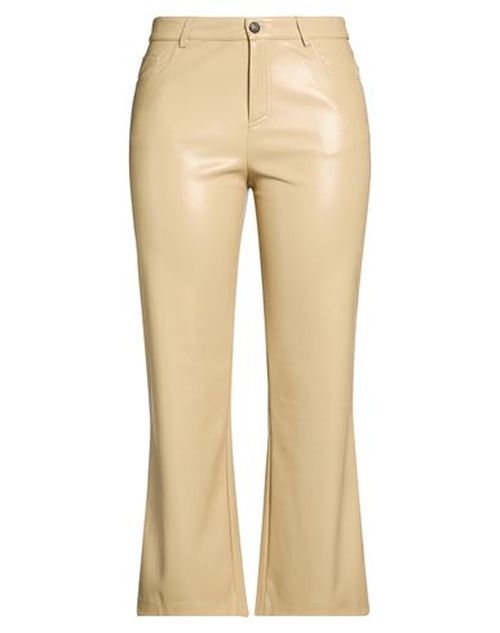 Woman Pants Beige Size 2 Polyester, Polyurethane