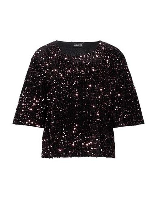 Woman Top Black Size 10 Polyester