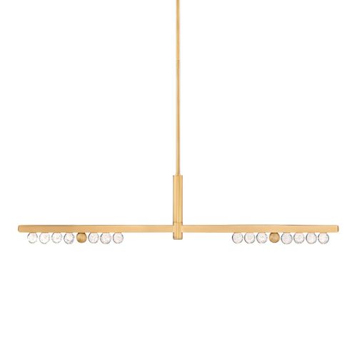 Vintage Brass LED Linear from the Annecy Collection