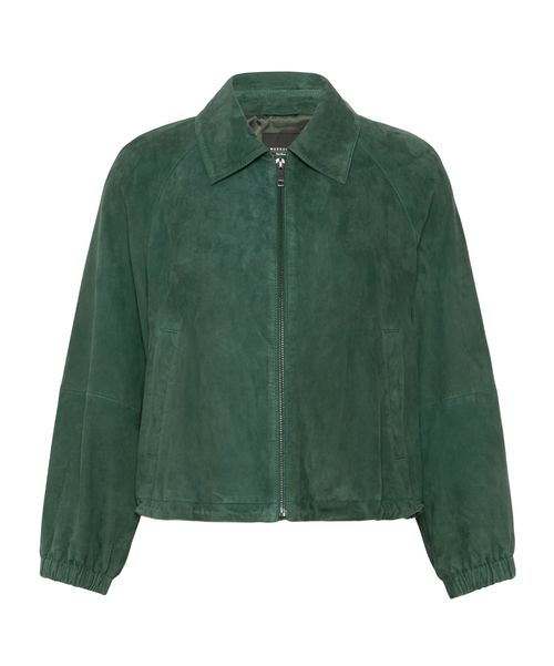 Suede jacket - Dark green