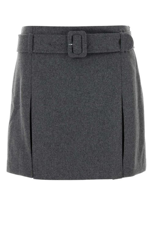 Cecile Mini Skirt — Gray
