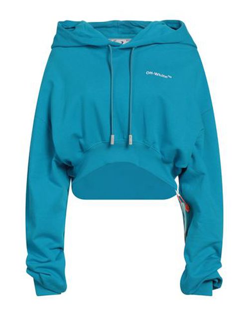 Off-white Woman Sweatshirt Turquoise