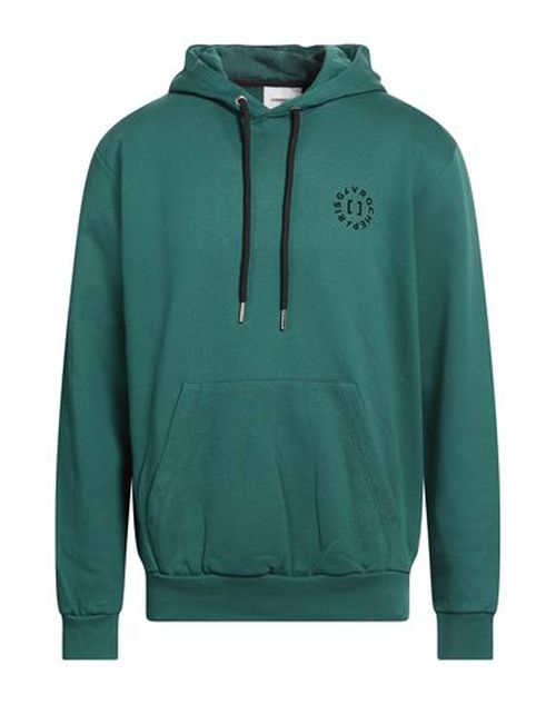 Man Sweatshirt Emerald green Size XL Cotton, Polyester