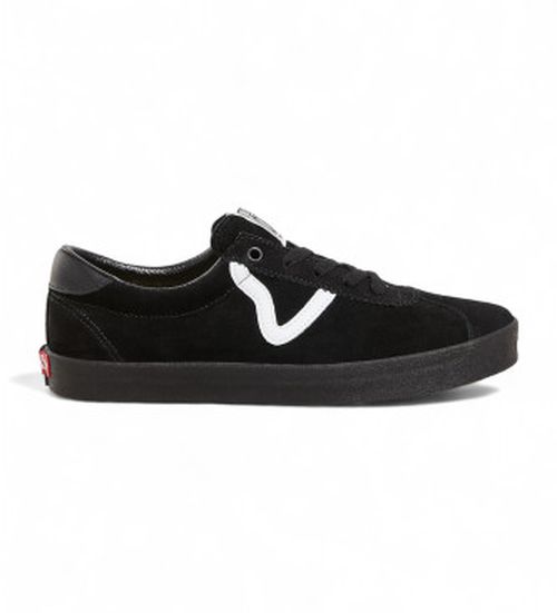 Vans unisex. VN000CQRBKA1 Sport Low leather trainers black (36.5), Flat, Suede, Laces, Casual