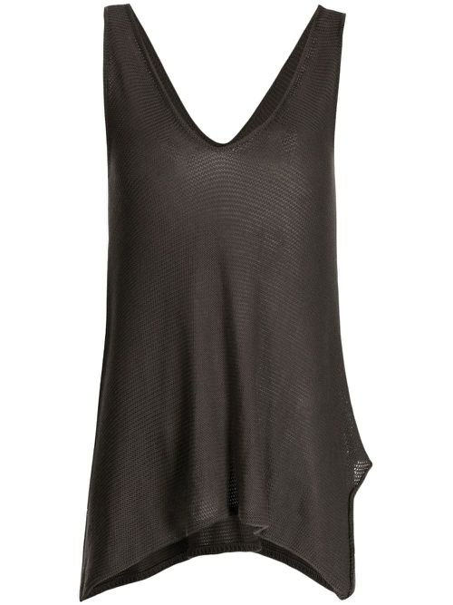 Tent knitted tank top - Green