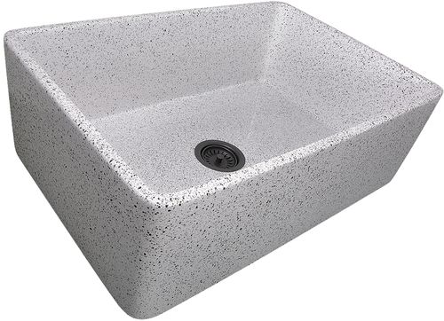 Nantucket Sinks Vineyard Undermount Fireclay Rectangle Sink FCFS3020SPIETRASARDA