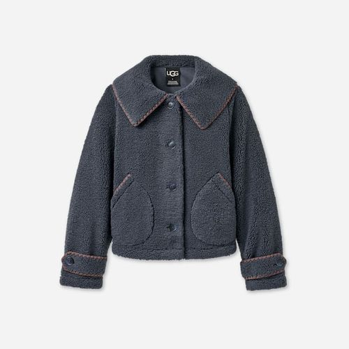 ® Women's Nikia Collared Jacket in Eve Blue