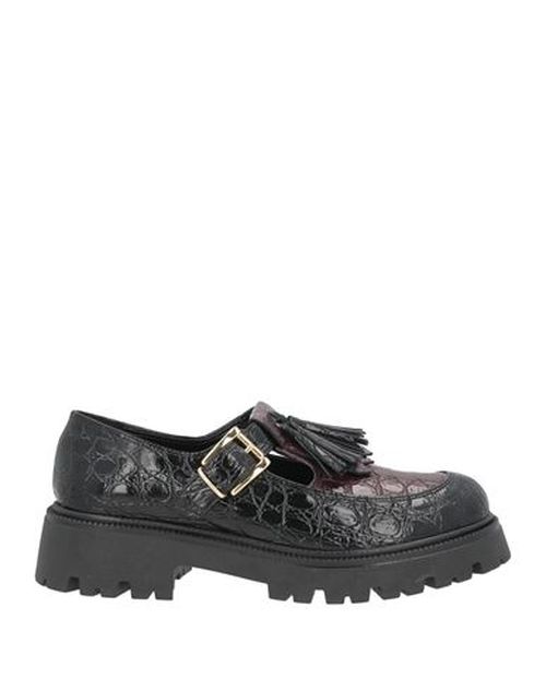 Woman Loafers Black Size 10 Leather
