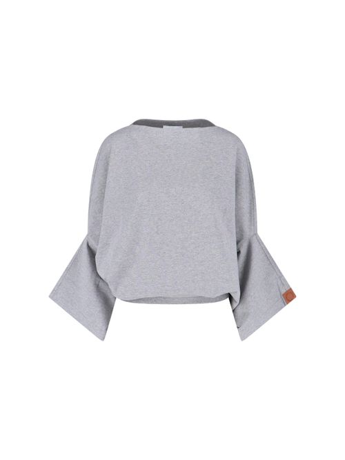 Cotton & Elastane Crewneck Sweater for Women