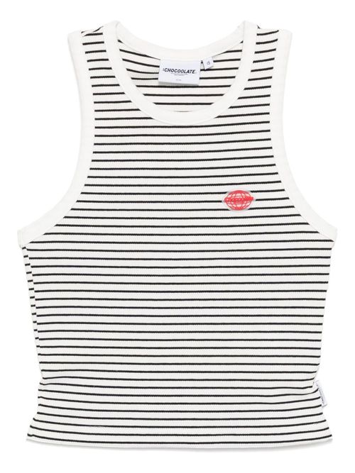 Ribbed tank top - Neutrals