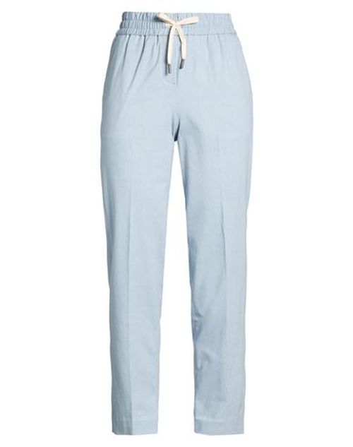 Woman Pants Light blue Size 8 Cotton, Elastane