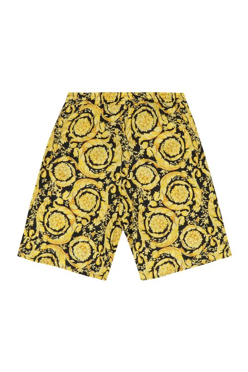 Young Baroque Print Cotton Shorts for Boys