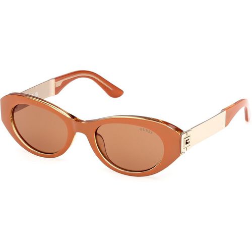 Guess Mujer Guess GU00261-H 42E Gafas de sol Inyectado Naranja Marrón Redonda Norma