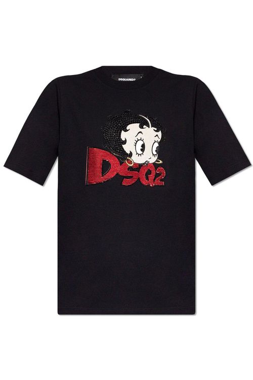X Betty Boop Sequin Embellished T-shirt