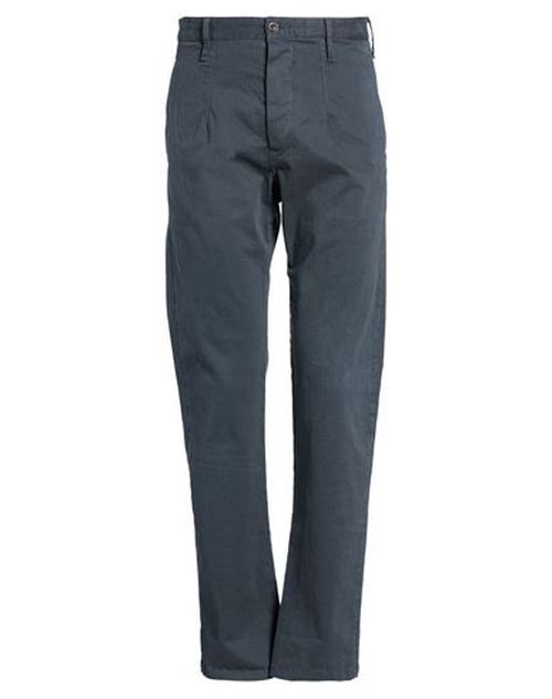 Man Pants Navy Size 28 Cotton, Elastane