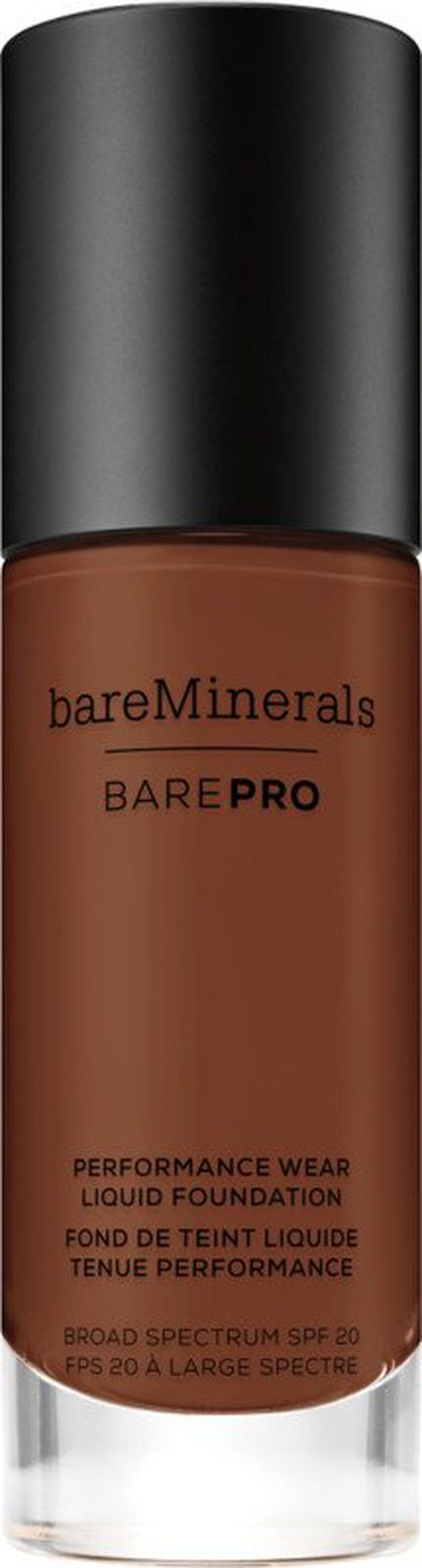 BAREPRO Performance Wear Liquid Foundation Broad Spectrum SPF 20 - Mocha 31 (for very deep cool skin w/ red undertones)