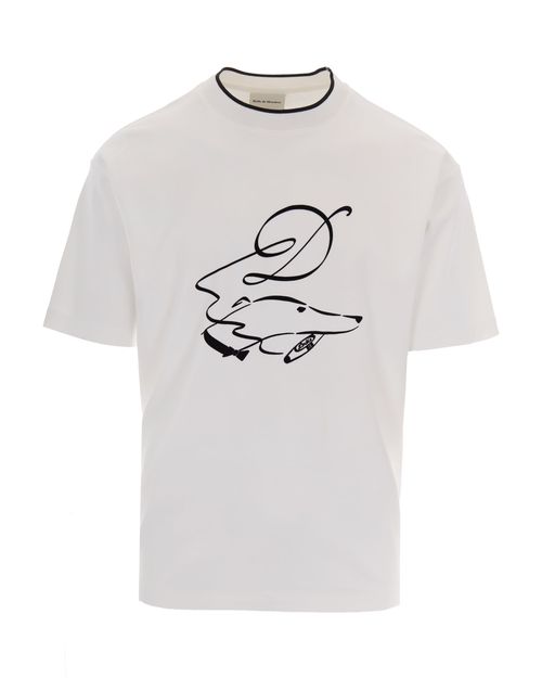 Graphic Cotton T-Shirt — White