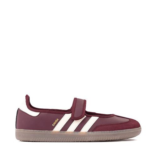 Womens adidas Samba Jane Athletic Shoe - Maroon / Cream White / Gold Metallic