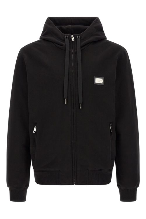 Logo Plaque Hoodie