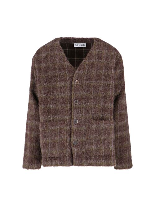 Check Cardigan
