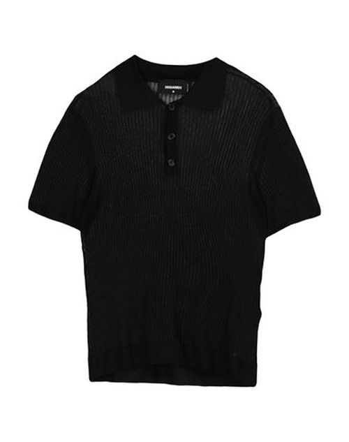 Man Sweater Black Size L Viscose, Polyamide, Elastane